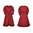 Kinder-Wikingerkleid Solveig, rot/weinrot